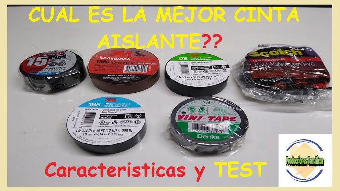 Cinta Vulcanizada autosoldable Vs Cinta aislante Electricista, Scotch 23 vs  Temflex 3M 