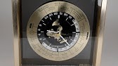 SEIKO SEIKOSHA Mantel Clock Japan CITY NAME QQZ885A World Time Shelf Design  - YouTube