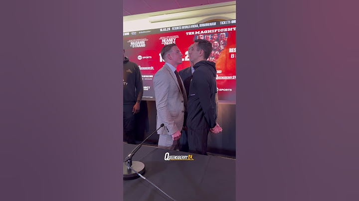 Dennis McCann faces off with Brad Strand ahead of exciting showdown 🔥