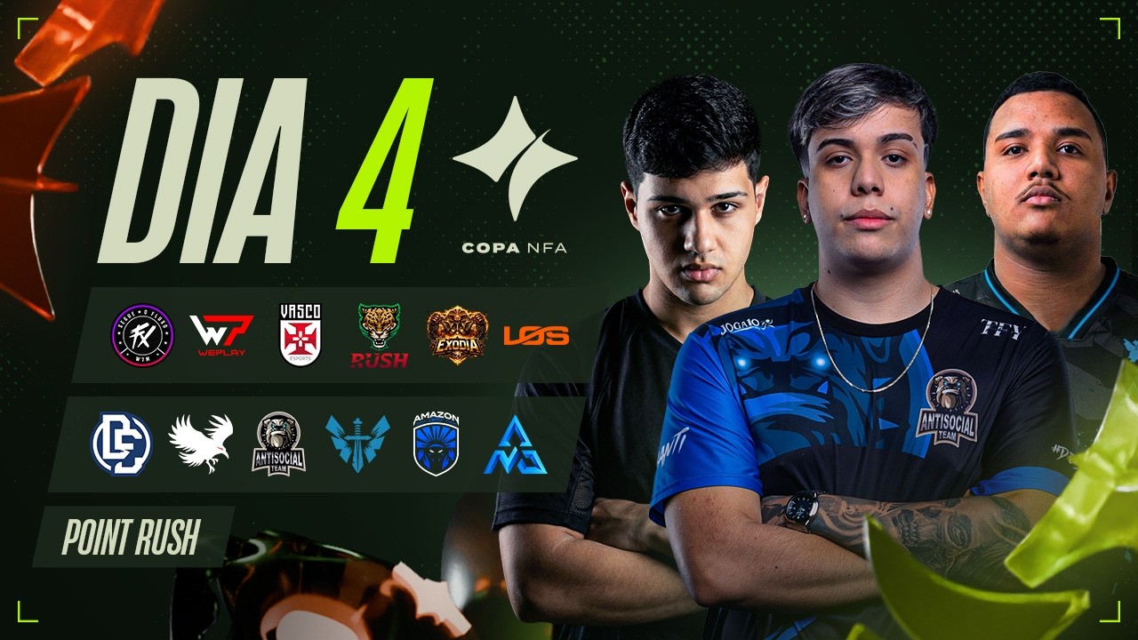 COPA NFA SPLIT 1 26 🟢 POINT RUSH | DIA 4 - QUEM AMASSA NAS QUEDAS DE HOJE? #copanfa