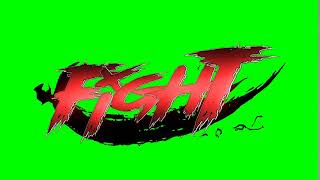 fight style1 GREEN SCREEN (NO COPYRIGHT)