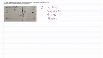 Diode Clipping and Clamping circuit Part II