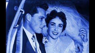 Elizabeth Taylor and her husband Conrad Hilton Jr