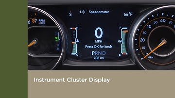 Instrument Cluster Display | How To | 2019 Jeep Wrangler