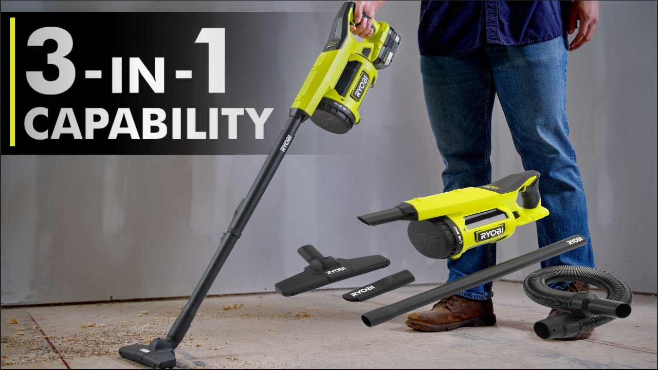 3X MORE SUCTION!  RYOBI 18V ONE+ HP Brushless Jobsite Hand Vacuum 