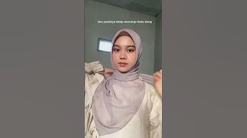 tutorial hijab segi empat menutup dada #tutorialhijab #hijabstyle #shortvideo #like #subscribe