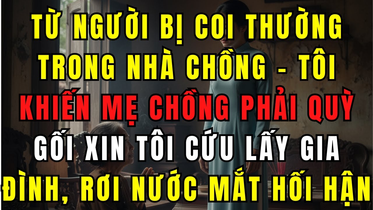 Tôi Nộp Đơn Ly Hôn Con Trai Bà, Ai Ngờ Mẹ Chồng Quỳ Gối Van Xin Tôi Cứu Cả Gia Đình | Truyện Audio