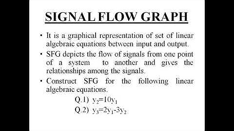 Signal flow graph- part 1