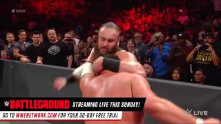 Braun Strowman tears up the road to SummerSlam Raw, July 17, 20171