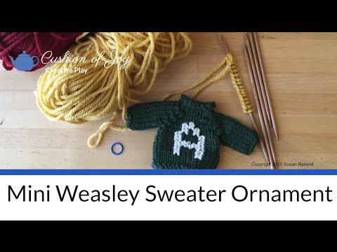 Video: How To Diversify Knitting Of A Jumper With An Ornament