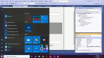 Create a Database Table using SQL Query | Hotel Management System using .NET Visual C# | Part 06
