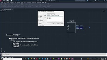 Text To Attribute App Demo for Autodesk AutoCAD Products