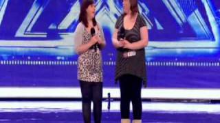 X factor audition 2010(SLOWMO) - x factor bun and cheese