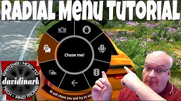 BeamNG Drive - Radial Menu Tutorial - How to Play BeamNG Drive