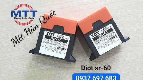 Diot sr-60 yat cầu trục - Công ty MTT Hàn Quốc -  cáp dẹt cầu trục- Diot bk-060j1- ray điện hàn Quốc