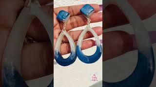 Handmade resin earrings