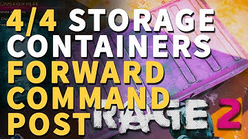 All Forward Command Post Storage Containers Rage 2 & Data Pad