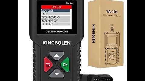 YA101 CAR OBD2 SCANNER FOR CHECK ENGINE LIGHT