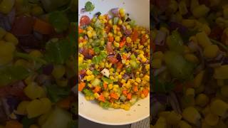 😍mini Vlog#83//🌽Corn salad receipe//Healthy dinner &amp; Breakfast salad receipe//#salad #shorts