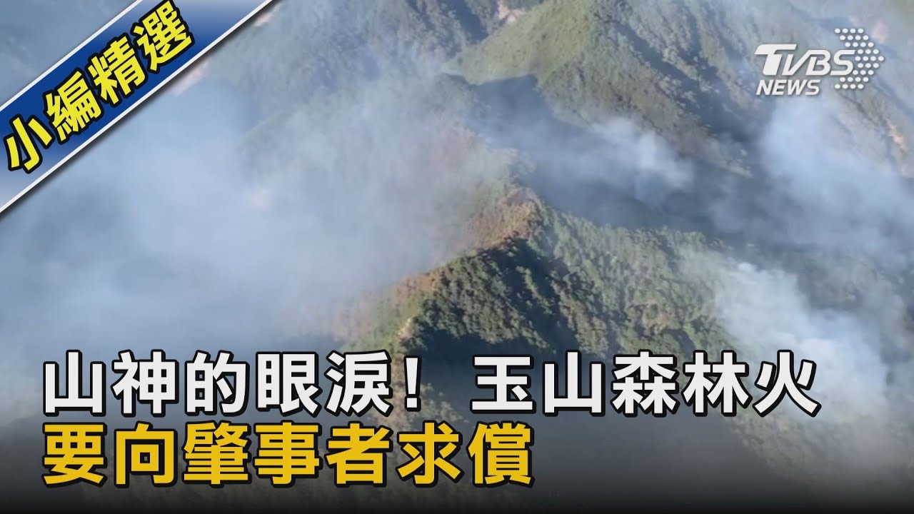 山神的眼淚 玉山森林火要向肇事者求償 Tvbs新聞 Youtube