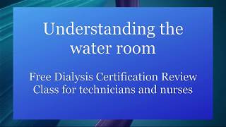 Understanding the water room [CHT CERTIFICATION REVIEW] 2022 by Utopia HCC 57,490 views 4 years ago 45 minutes