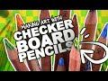 CHECKERED PENCILS! | Mystery Art Box | Paletteful Packs Unboxing