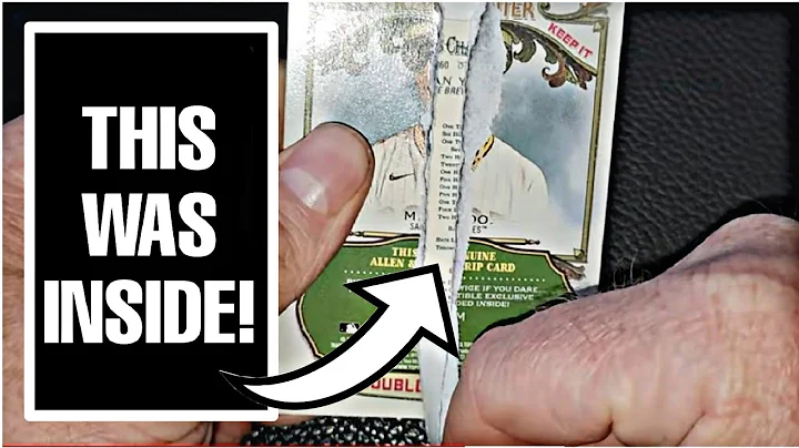 I ripped open a baseball card and THIS WAS INSIDE!...