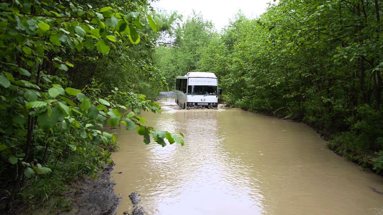 Hino Rainbow. дорога на Кенай. (Автобус ДВ) - YouTube