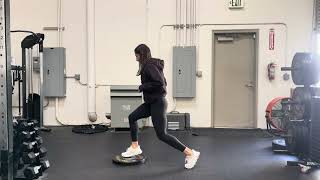 Front Foot Elevated Deep Tier Hopping - Front Leg Only