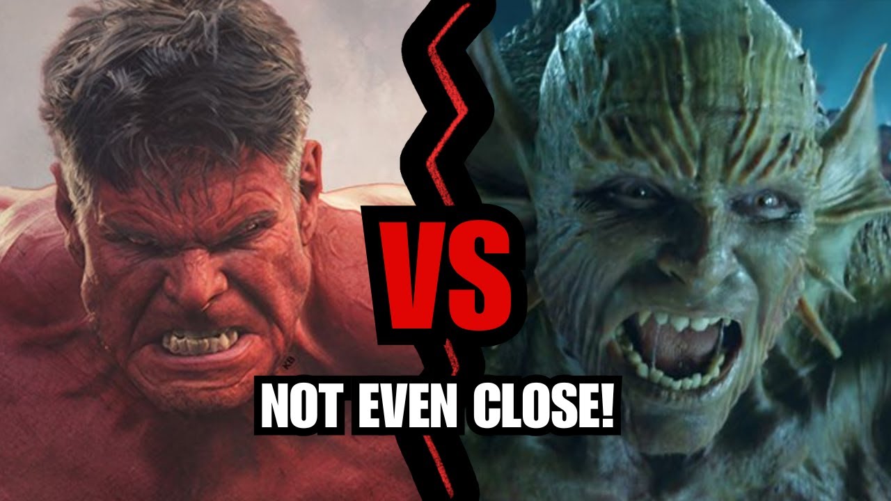 Red hulk Vs Abomination - YouTube