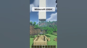 Minecraft logic be like.. 🤯🤯🤯 #sehar