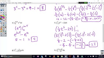 Fundamental Theorem of Calculus Part 2- Example 2 (continued)