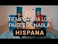 TIEMPO PARA LOS PAÍSES DE HABLA HISPANA - TIME FOR THE SPANISH SPEAKING COUNTRIES