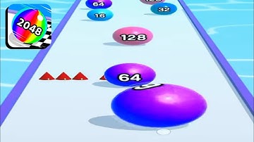 Ball Run 2048 || Max Level‼️All Level Gameplay Android/iOS, New Update Level 107-109