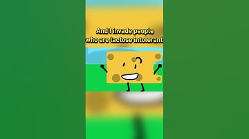 IS Cheese an alien? #bfdi  #objectshow  #inanimateinsanity