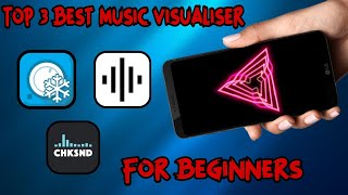 Top 3 apps to make music 🎵 visualiser On Android/IOS | For beginners screenshot 1