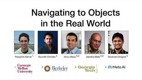 Navigating to Objects in the Real World