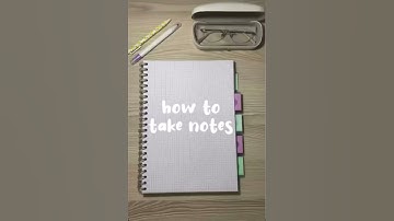 How to take notes series part 1 (flash card)
