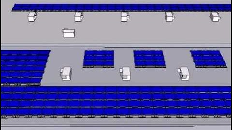 101.43kW Solar Array Google SketchUP Animation