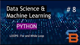 Python Crash Course - Loops : For and While Loop