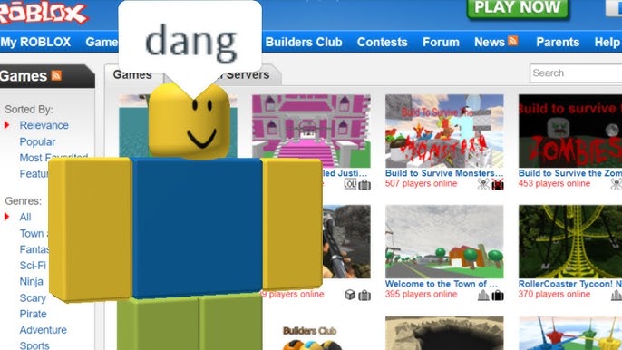 A Roblox Site Remake Made Just For Fun : r/oldrobloxrevivals