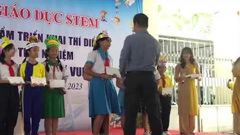 Đạt giải Nhất trong ngày hội STEM