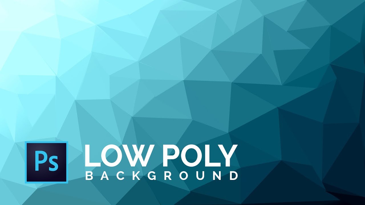 How To Make A Cool Low Poly Background Photoshop Cs6 Cc Tutorial