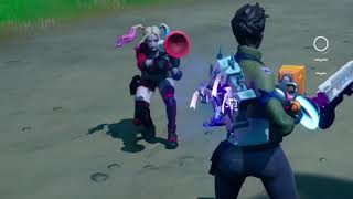 Going into Party Royale and acting like a Default but showing off the RAREST Pickaxe in Fortnite