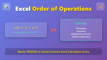 Excel Order of Operations: Master PEMDAS/BODMAS for Accurate Formulas!