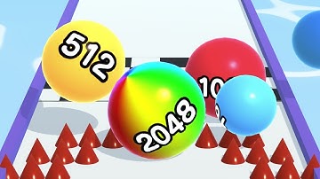 Ball Run 2048 - All Levels Gameplay Android, iOS ( Levels 93 - 115 )