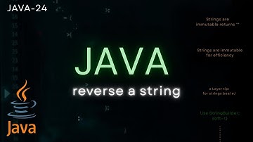 Reverse a String || Java-24 || String Beginners || #beginners #coding #java #programming #strings
