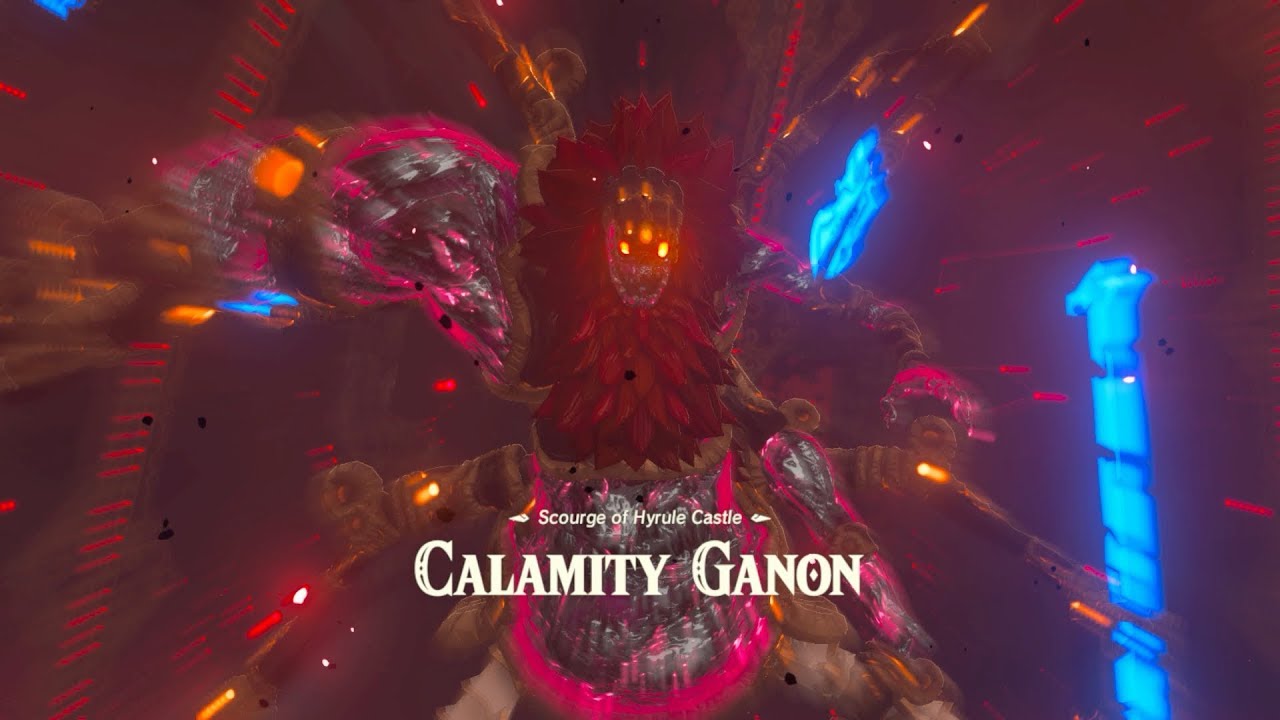The Legend Of Zelda Breath Of The Wild Hyrule Castle And Calamity Ganon