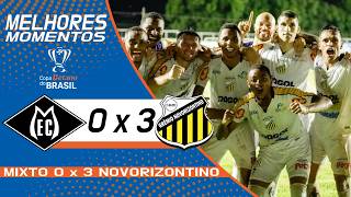 Mixto 0X3 Novorizontino Melhores Momentos Copa Do Brasil 2026 Terceira Fase