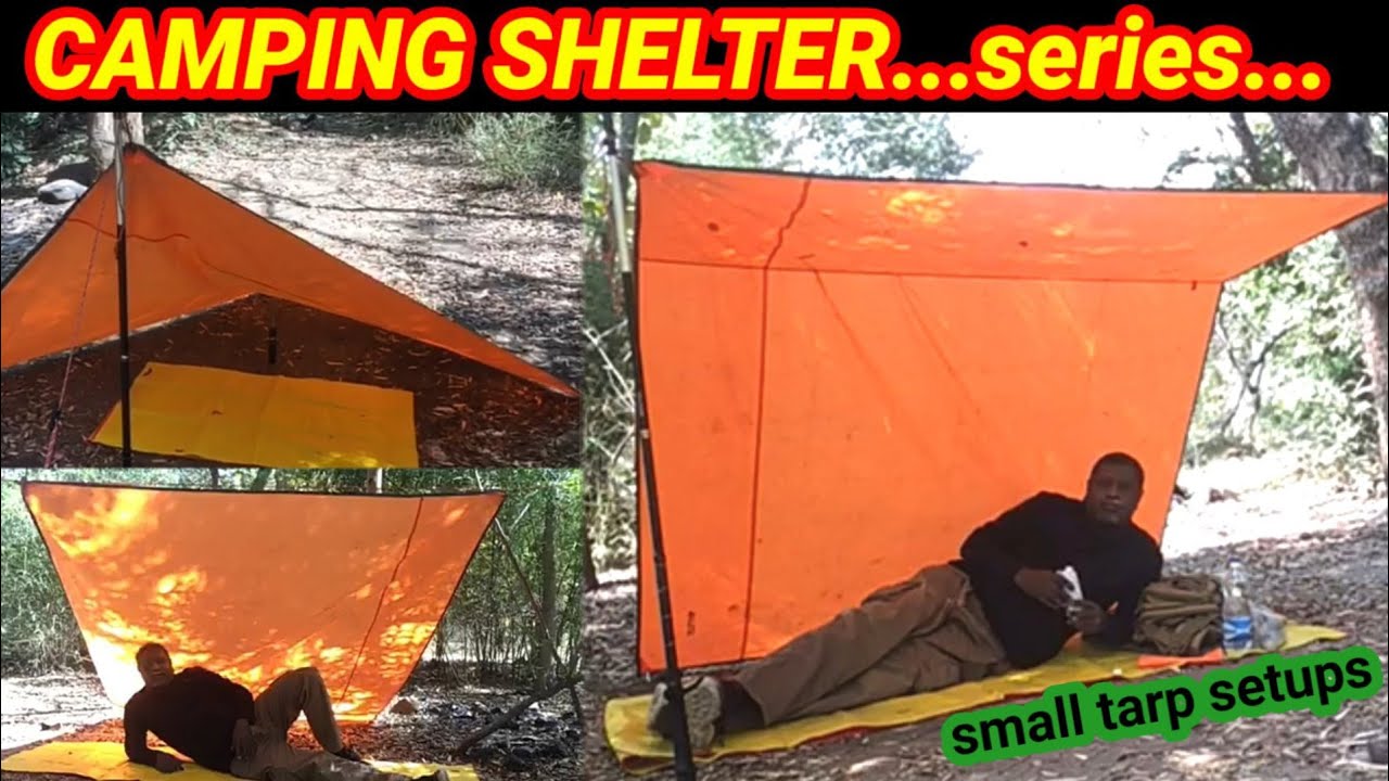 camping shelter small tarp shelter
